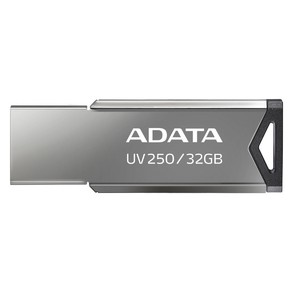 Memoria USB Adata AUV250-32G-RBK, 32GB, Plata